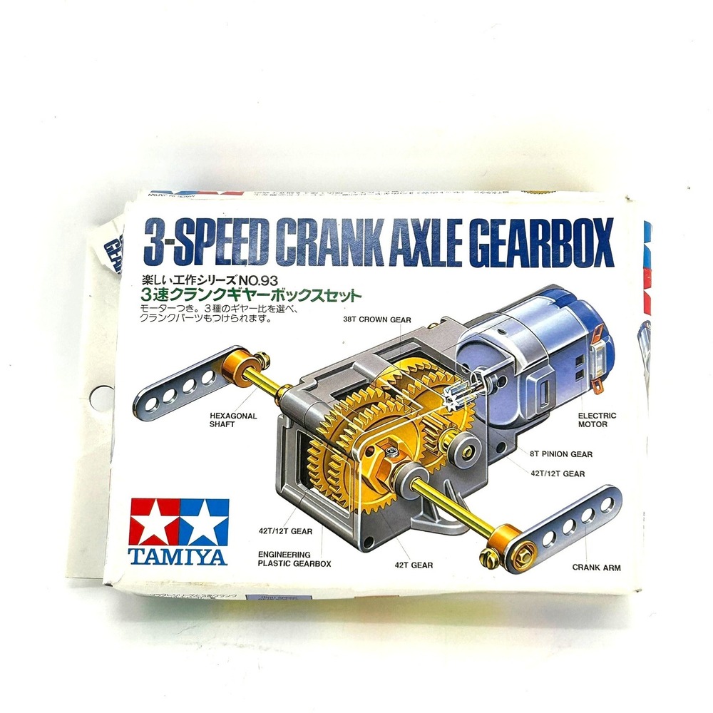 Tamiya 3-Speed Crank Axle Gearbox Set No. 93 70093 Engineering Plastic Kit